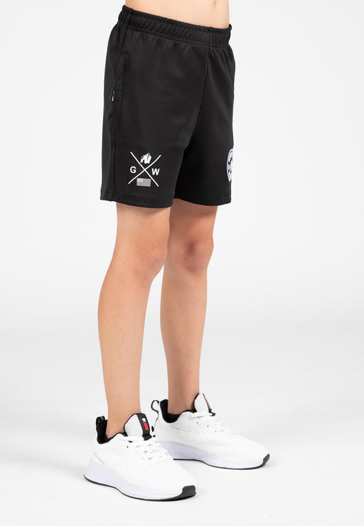 Gorilla Wear Vernon Kids Track Shorts - Schwarz