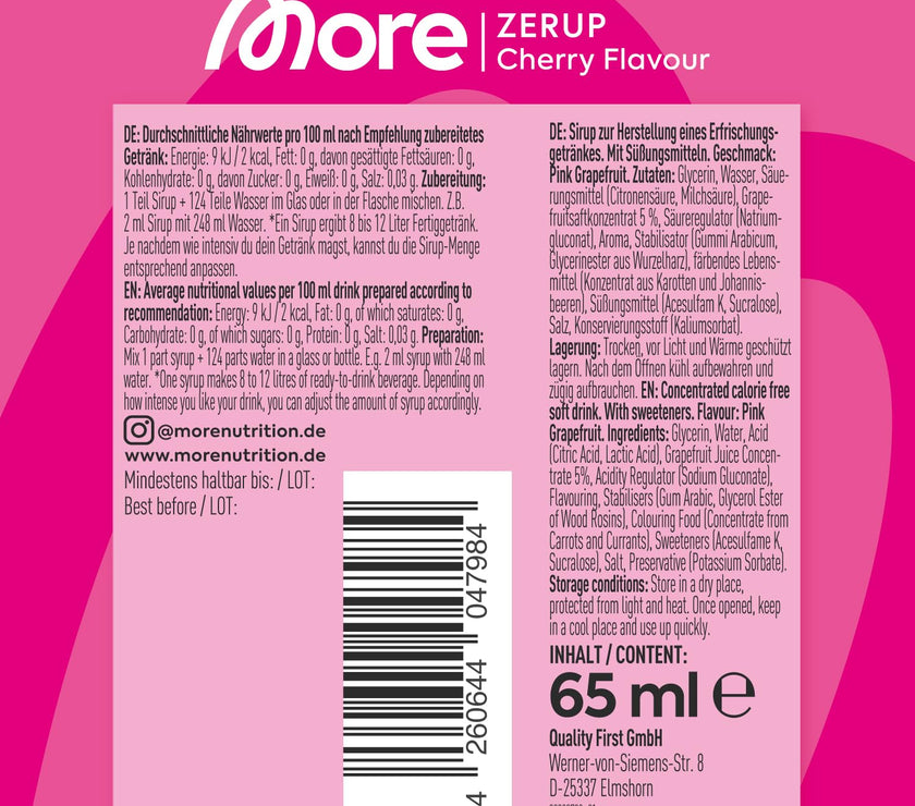 More Zerup Cherry 65ml