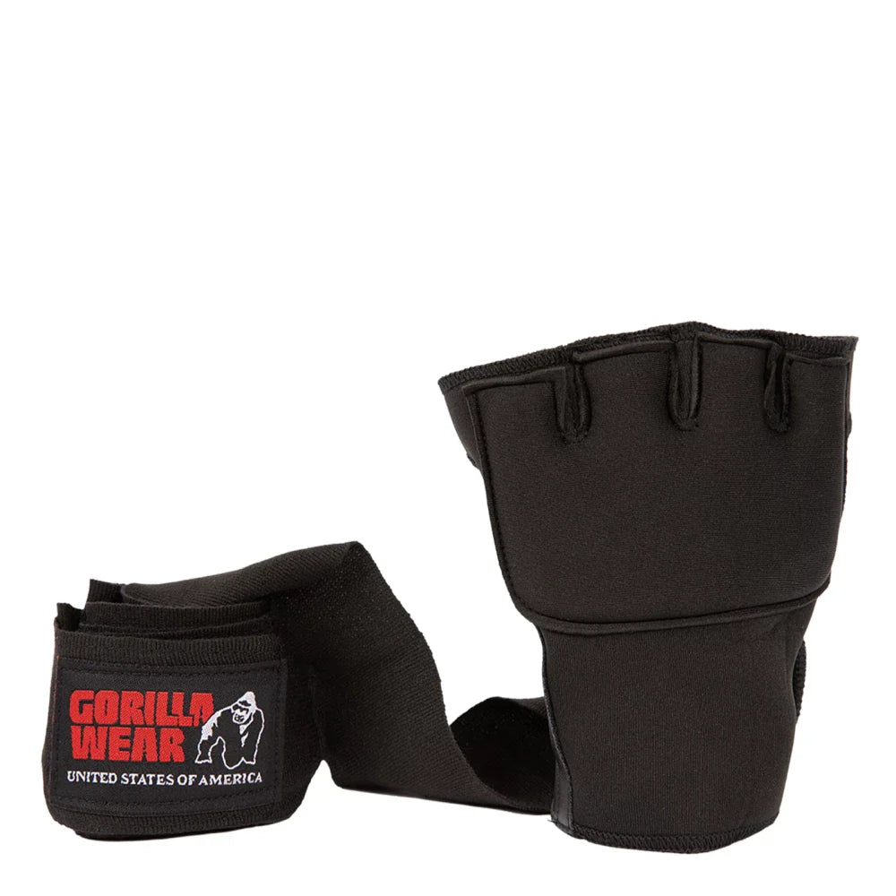 Gorilla Wear Gel Gloves Wraps - Schwarz