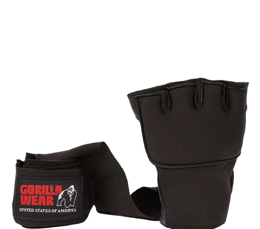 Gorilla Wear Gel Gloves Wraps - Schwarz
