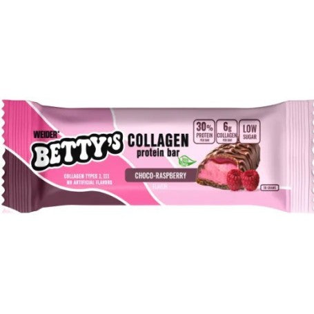 Weider Betty`s Collagen Protein Bar - Choco Raspberry