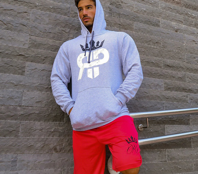 5% Nutrition RP Crown Pullover Hoodie - Grau