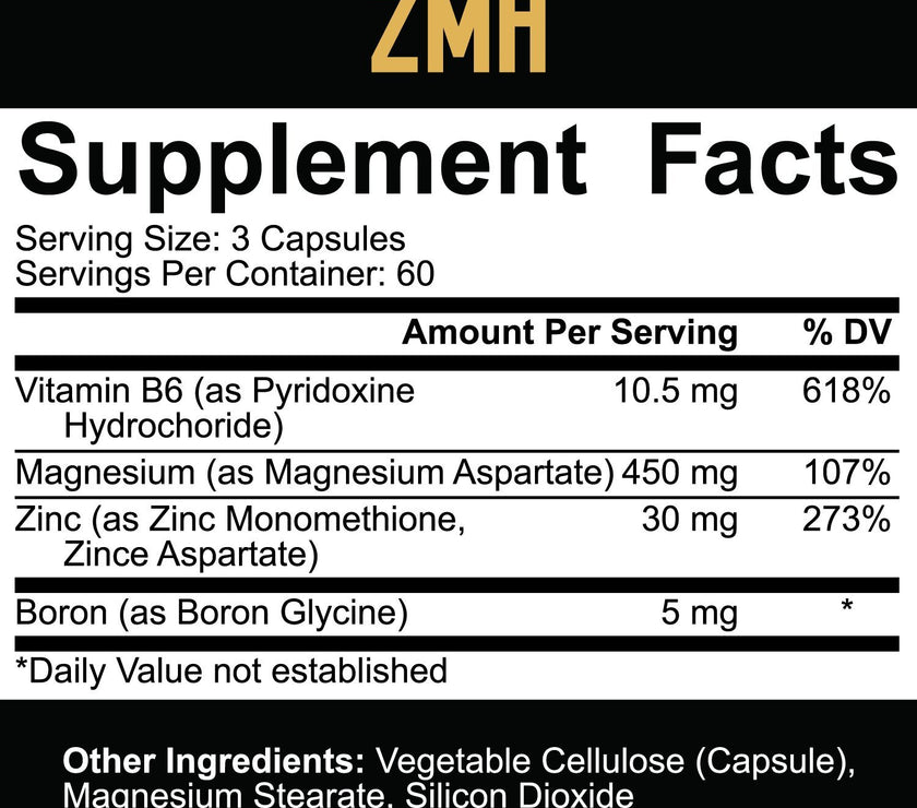5% Nutrition ZMA - 180 Kapseln