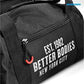 Better Bodies Gym Bag - Schwarz
