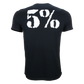 5% Nutrition Good F*ckin Morning T-Shirt - Schwarz/Rot