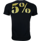 5% Nutrition Loyalty T-Shirt - Schwarz