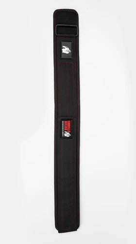 Gorilla Wear 4 Inch Nylon Lifting Belt - Schwarz/Rot