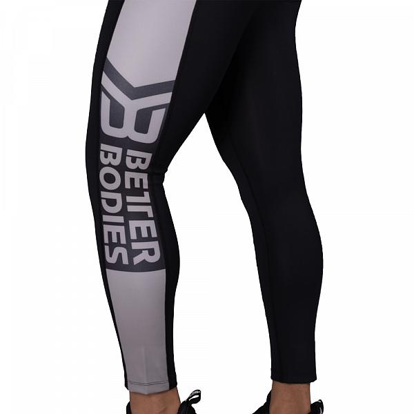 Better Bodies Chrystie High Tights - Schwarz/Grau