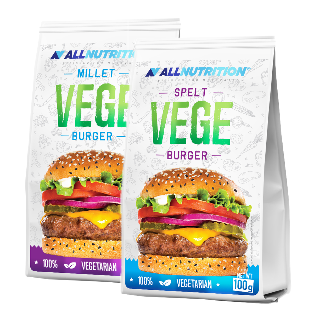 All Nutrition Vege Burger 100g