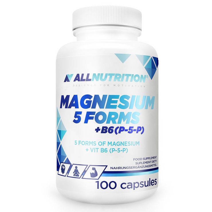 All Nutrition Magnesium 5 Forms+B6 - 100 Kapseln 05.25