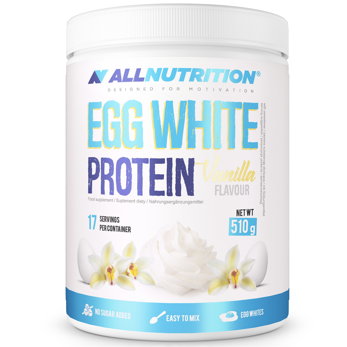 All Nutrition Egg White Protein 510g