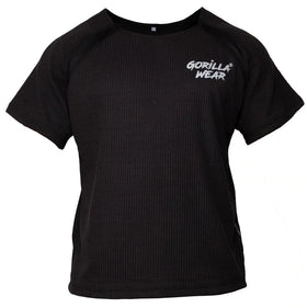 Gorilla Wear Augustine Old School Work Out Top - Schwarz/Weiss