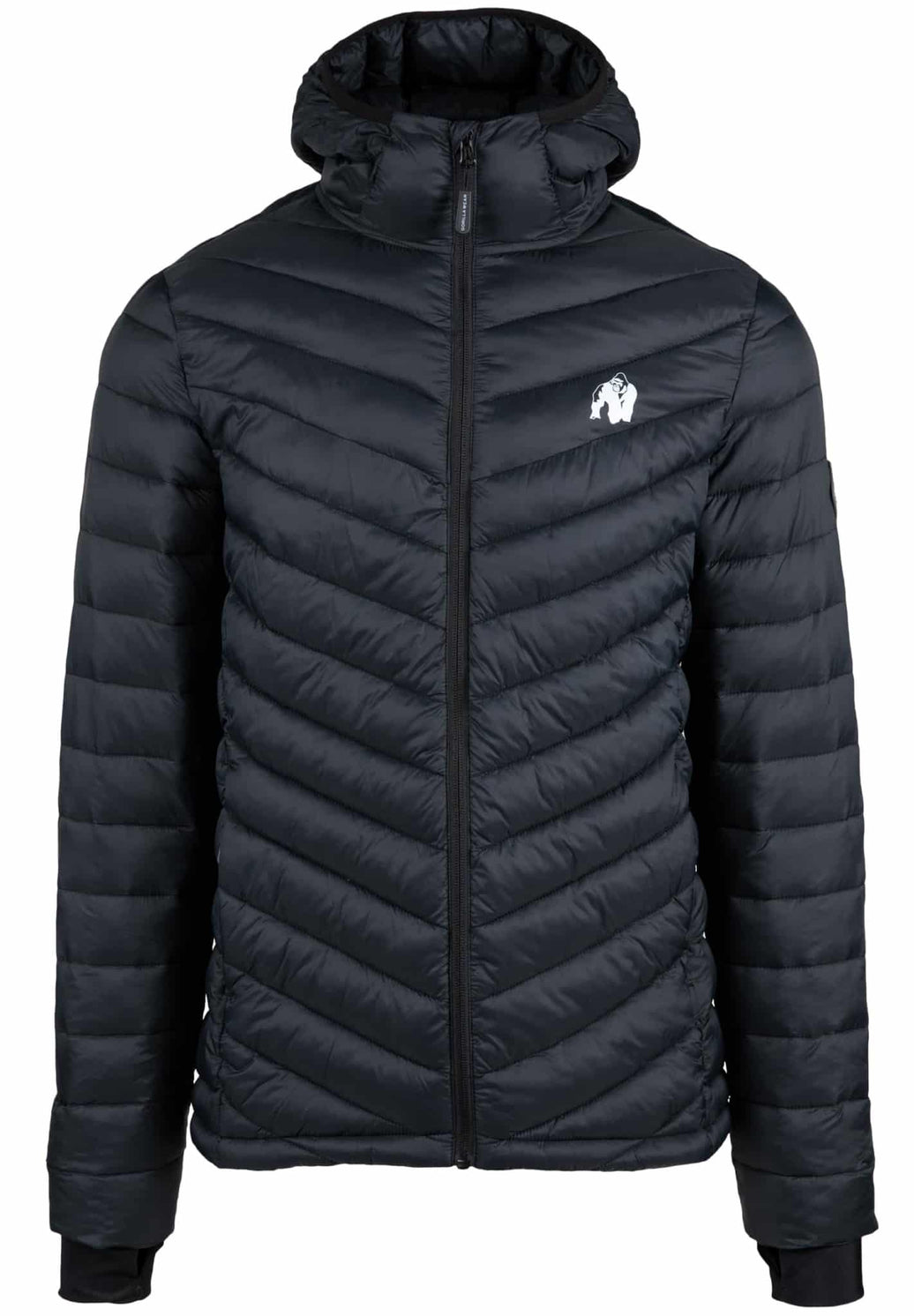 Gorilla Wear Osborn Puffer Jacke - Schwarz