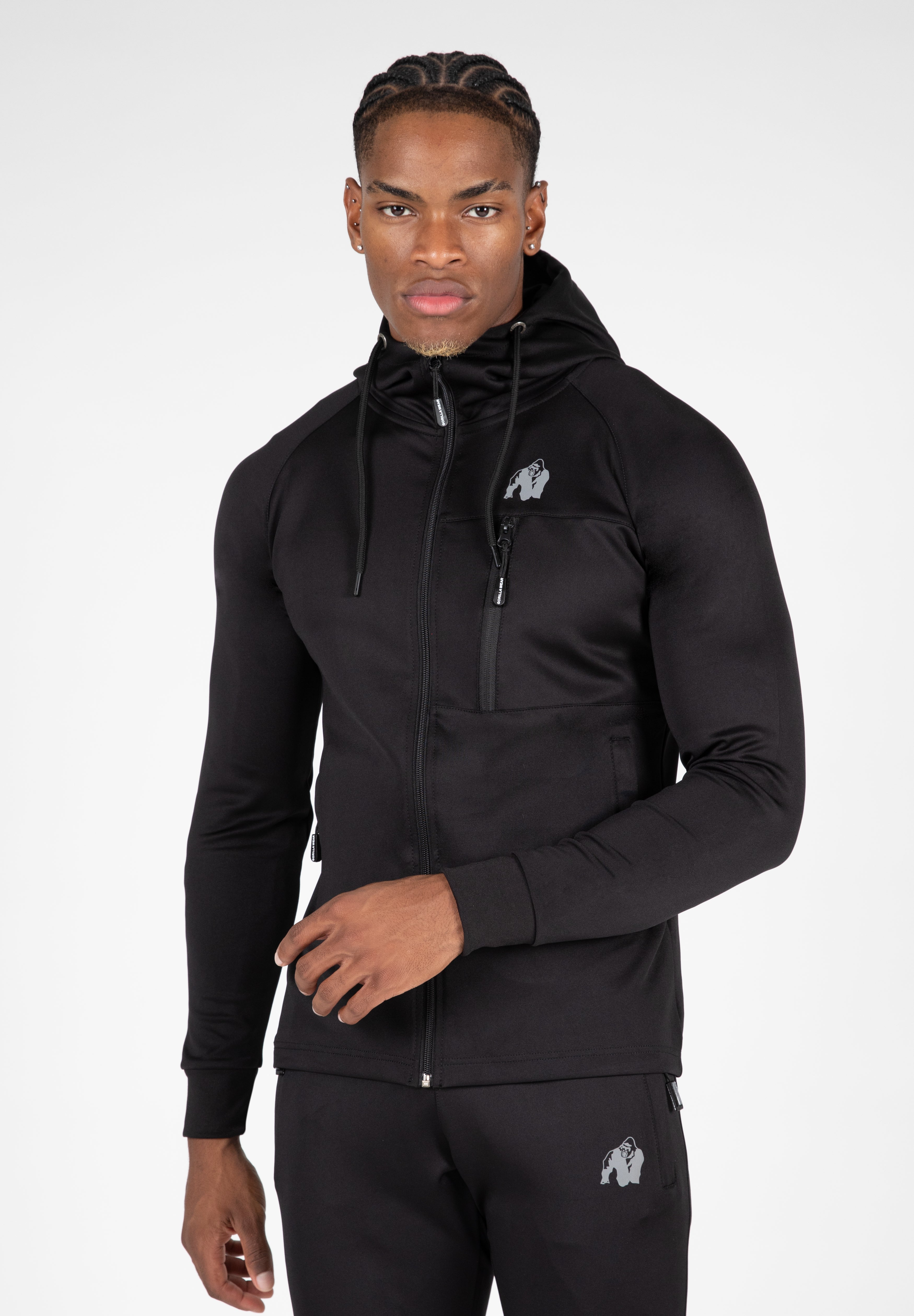 Gorilla Wear Scottsdale Track Jacket - Schwarz