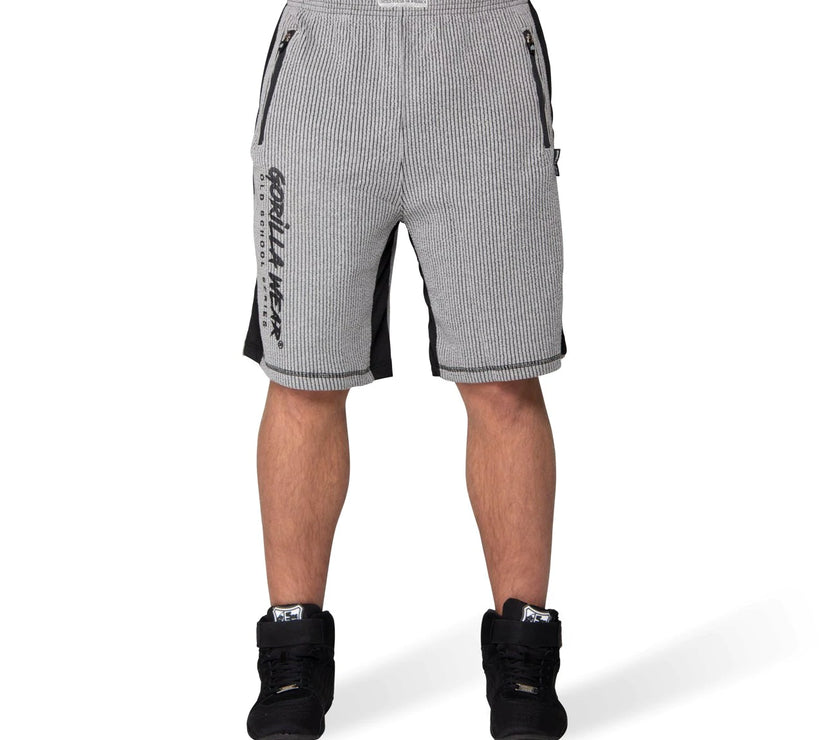 Gorilla Wear Augustine Old School Shorts - Grau/Schwarz