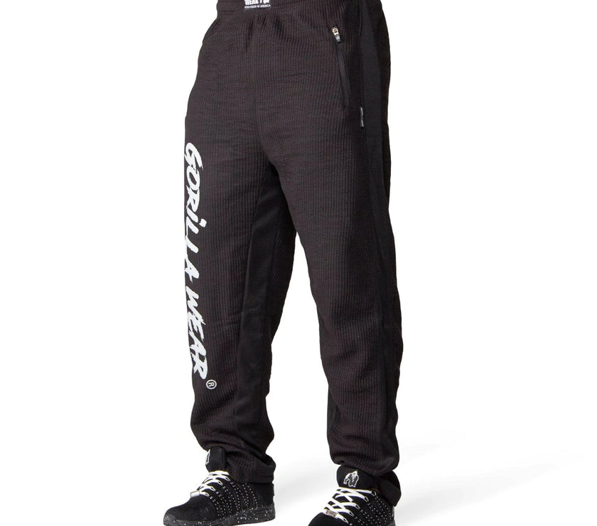 Gorilla Wear Augustine Old School Pants - Schwarz/Weiss