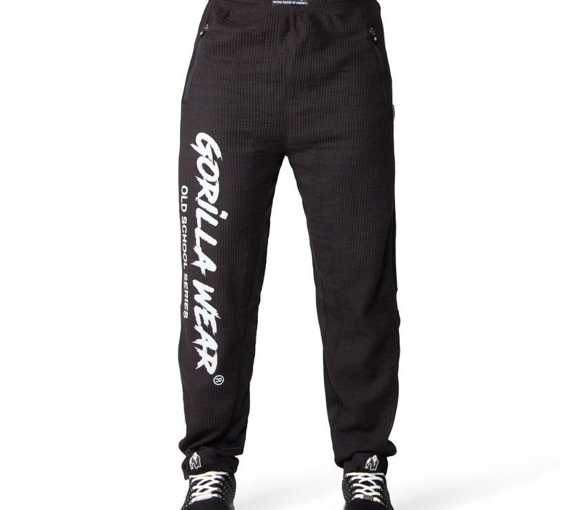 Gorilla Wear Augustine Old School Pants - Schwarz/Weiss