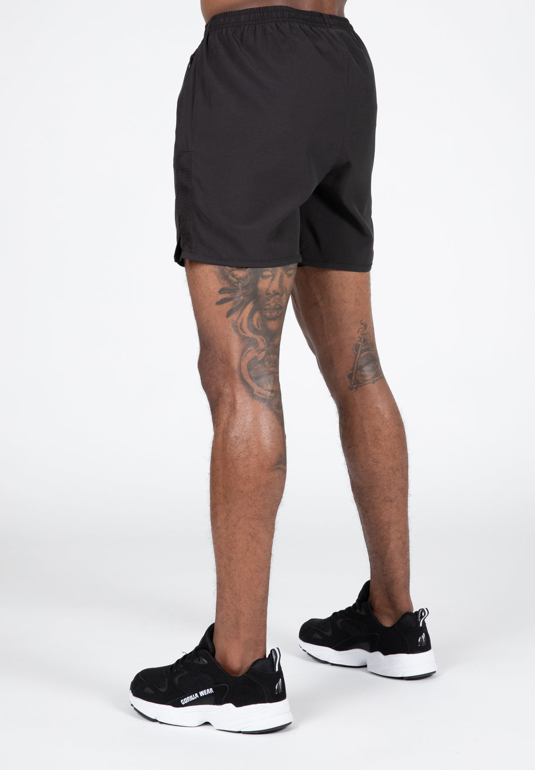 Gorilla Wear Modesto 2 in 1 Shorts - Schwarz