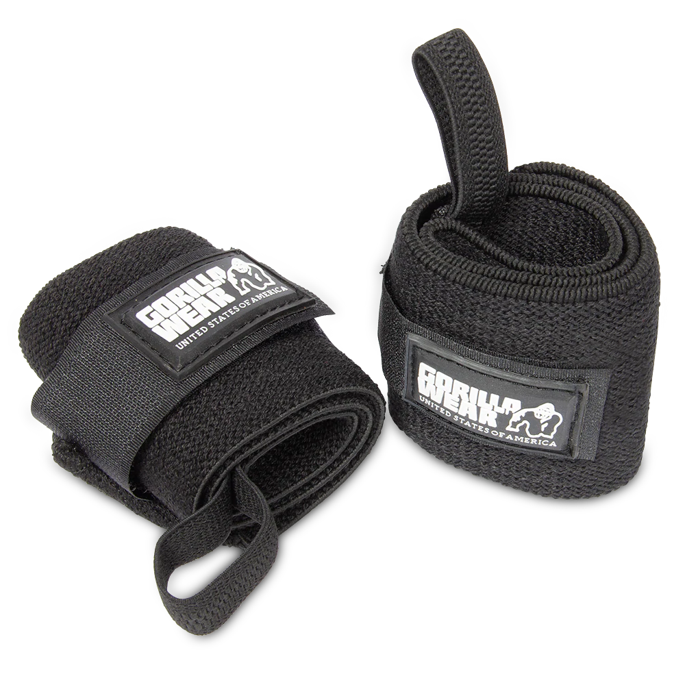 Gorilla Wear Wrist Wraps Basic - Schwarz