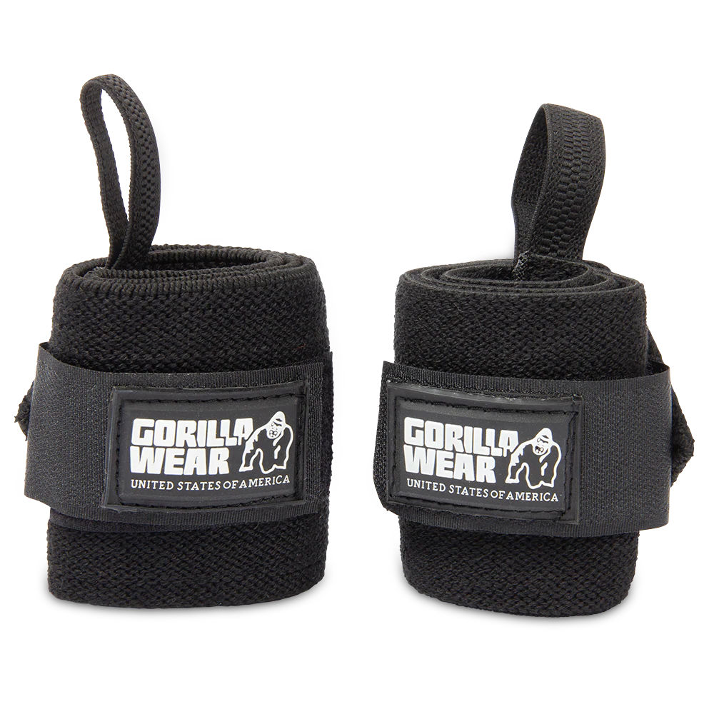 Gorilla Wear Wrist Wraps Basic - Schwarz