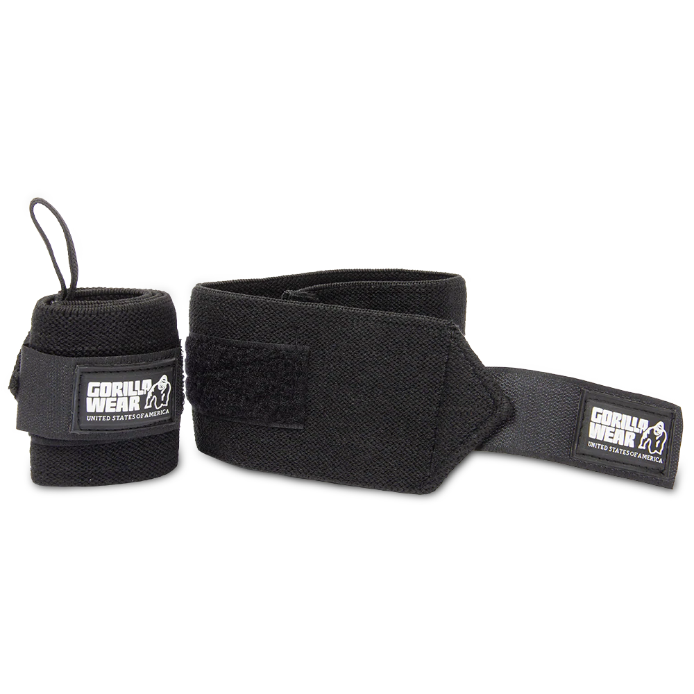 Gorilla Wear Wrist Wraps Basic - Schwarz