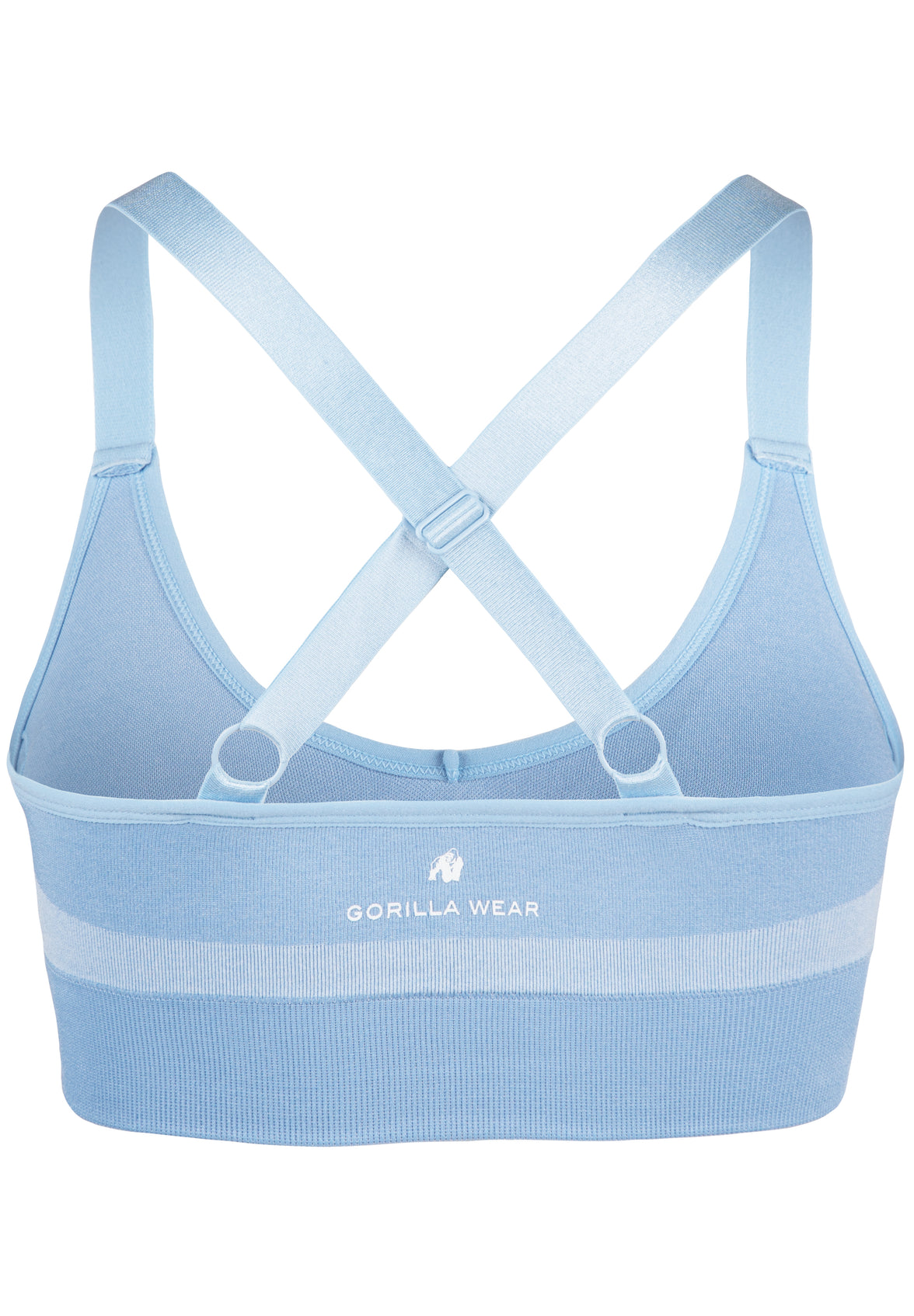 Gorilla Wear Selah Seamless Sports Bra - Hellblau