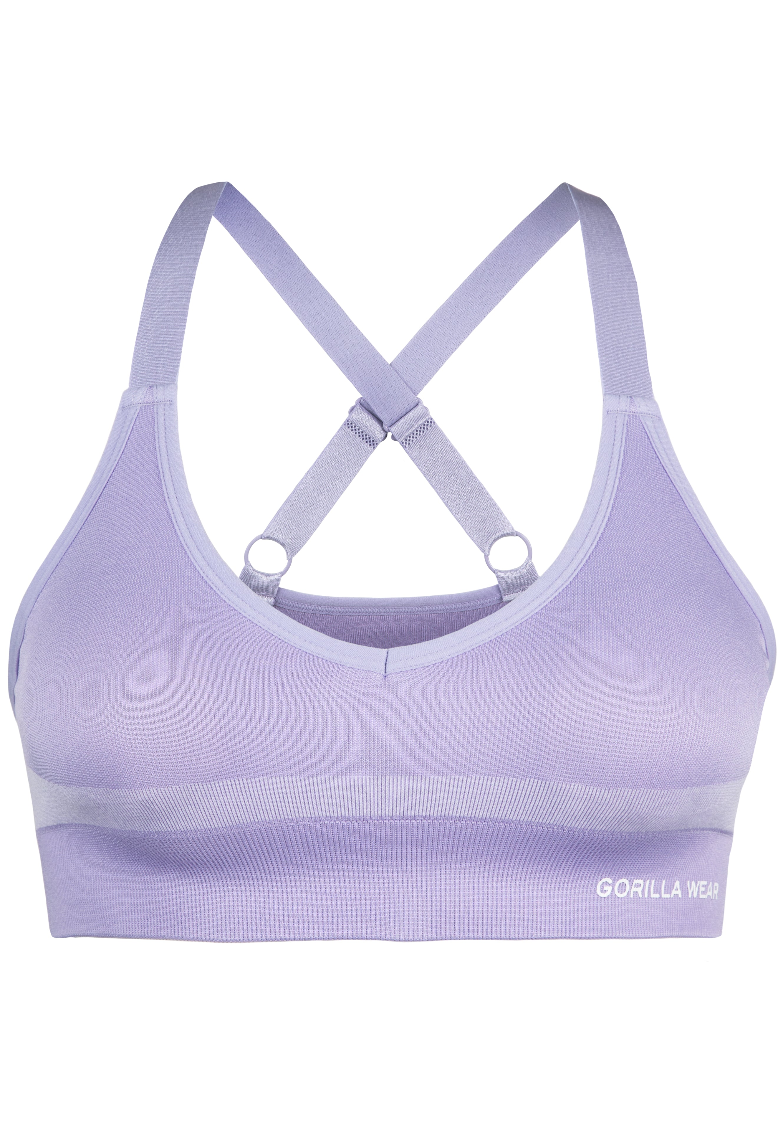 Gorilla Wear Selah Seamless Sports Bra - Lilac