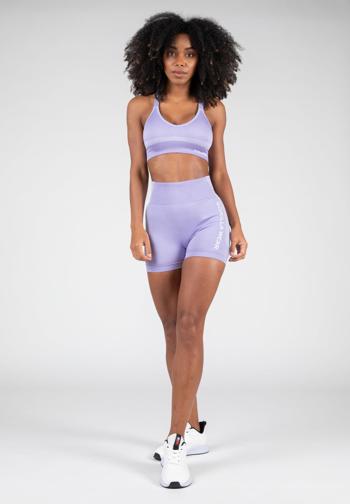 Gorilla Wear Selah Seamless Sports Bra - Lilac