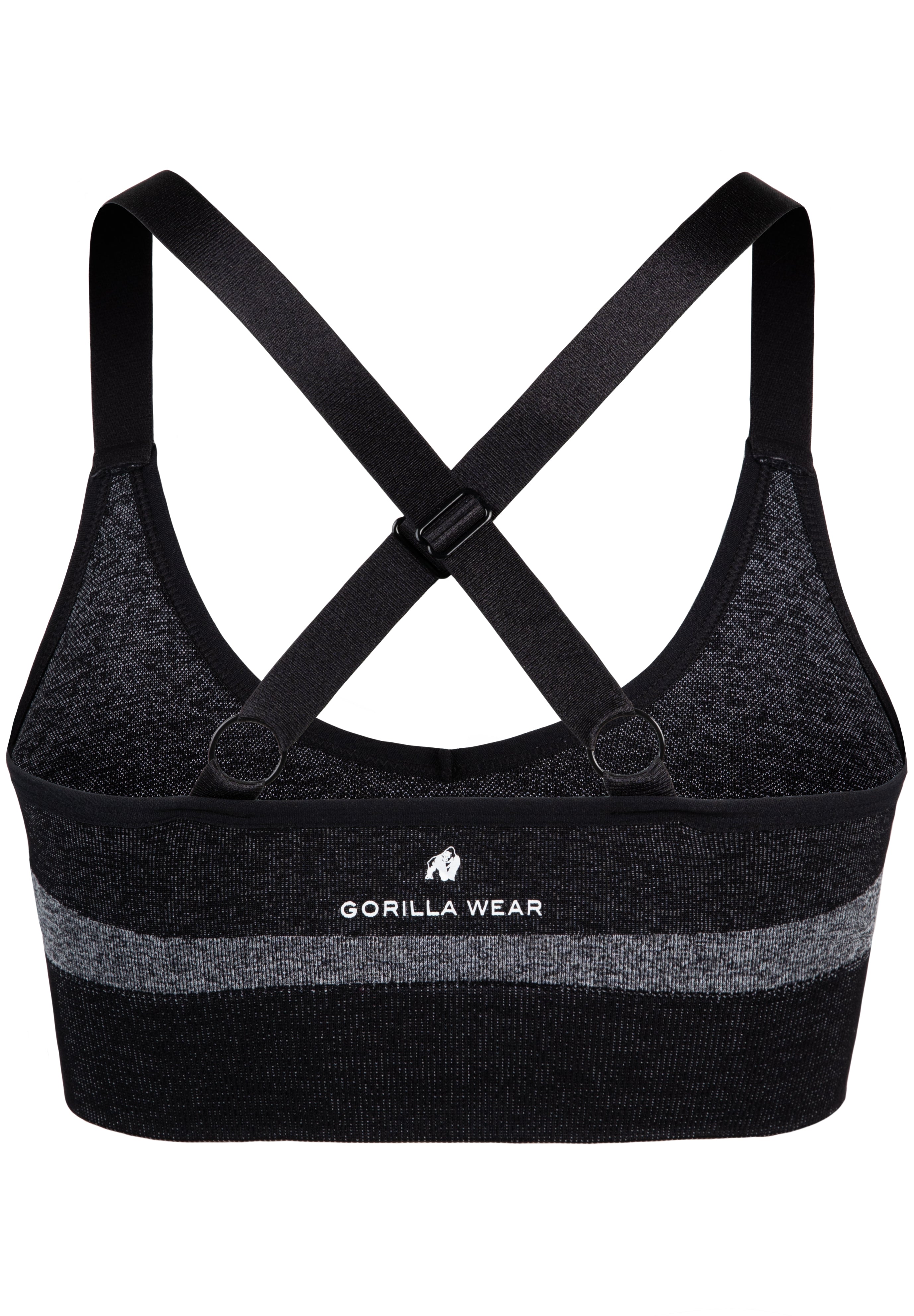 Gorilla Wear Selah Seamless Sports Bra - Schwarz