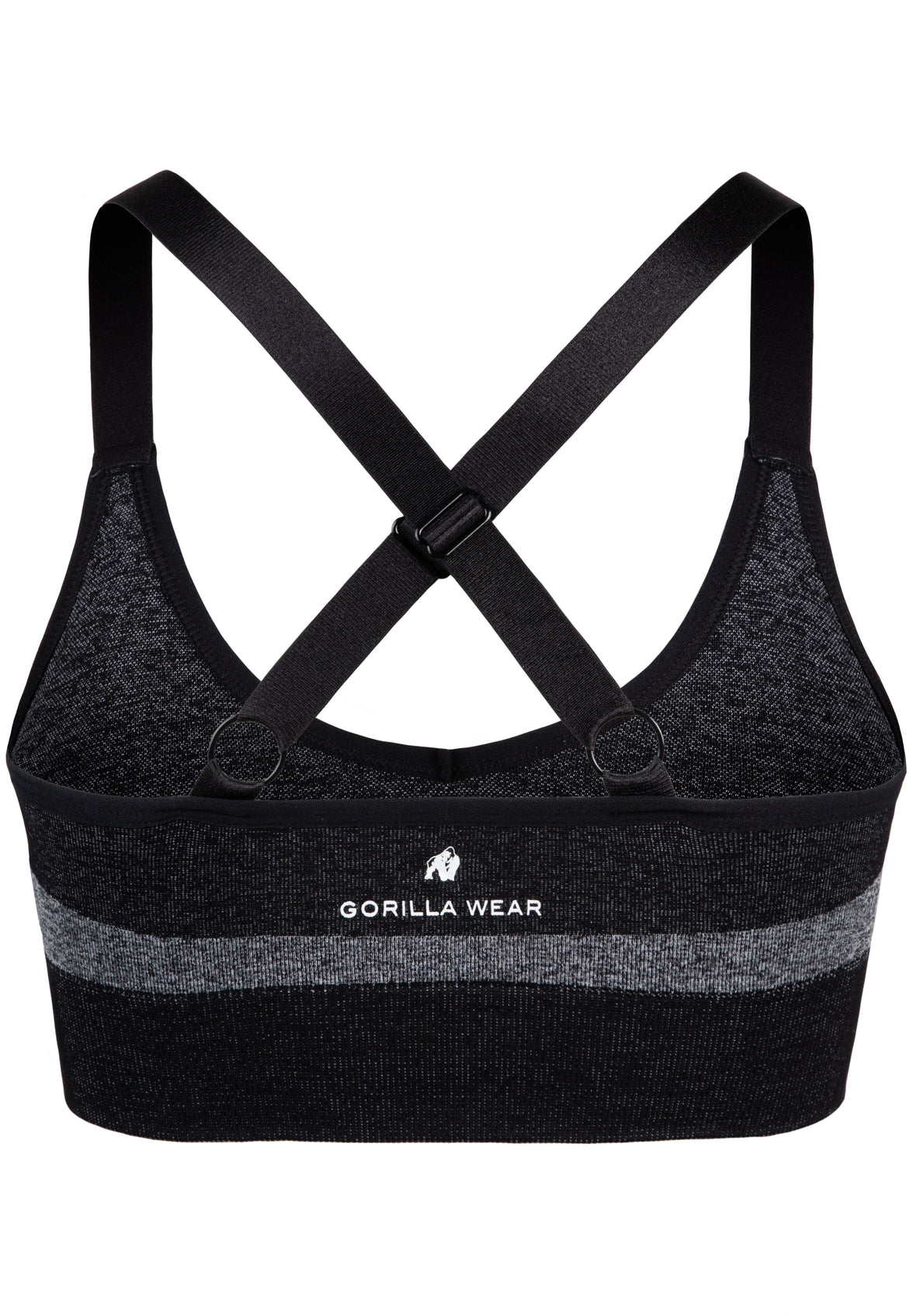 Gorilla Wear Selah Seamless Sports Bra - Schwarz