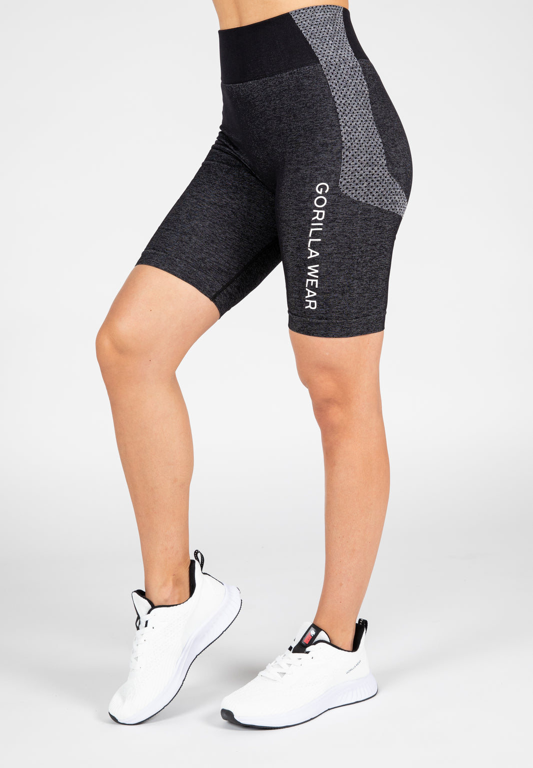 Gorilla Wear Selah Seamless Cycling Shorts - Schwarz