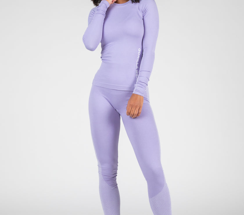 Gorilla Wear Selah Seamless Leggings - Lilac