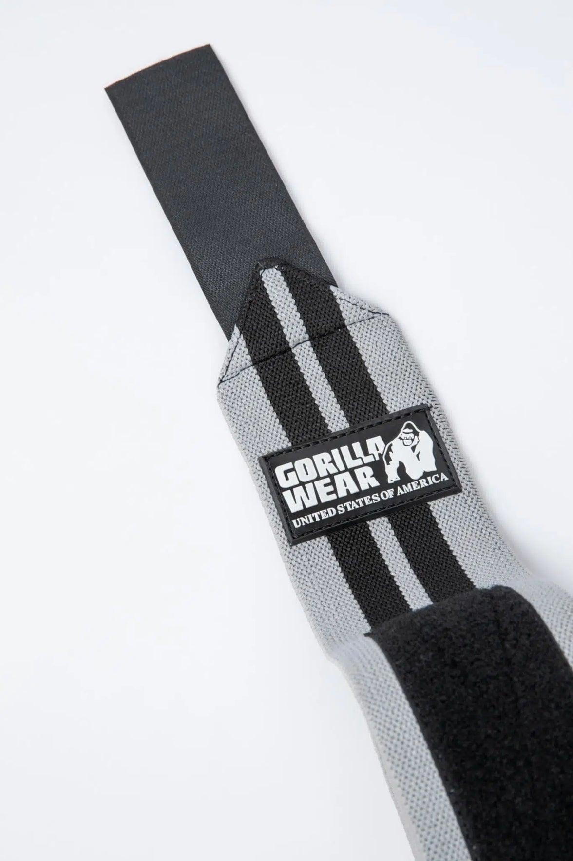 Gorilla Wear Knee Wraps - Grau/Schwarz