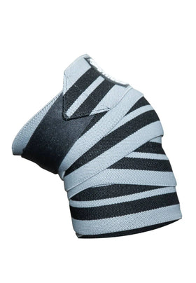 Gorilla Wear Knee Wraps - Grau/Schwarz