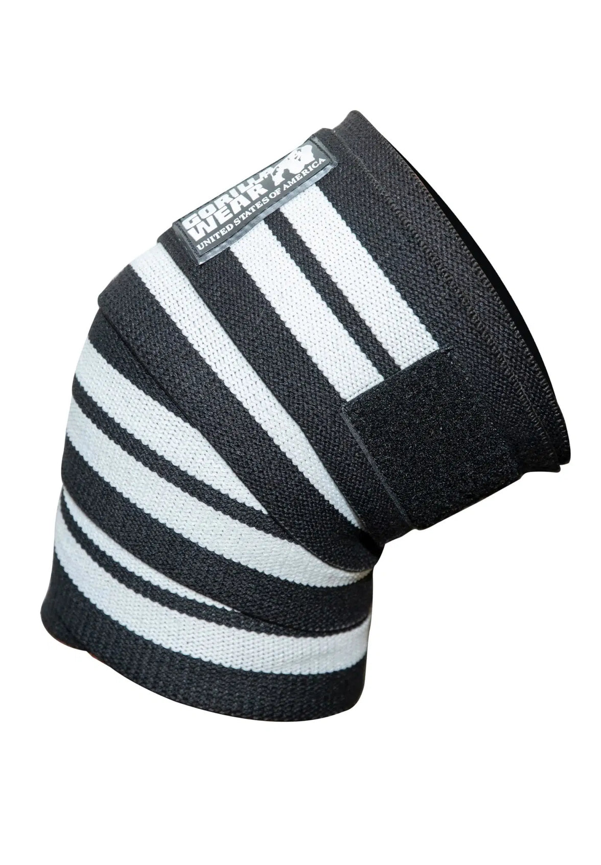 Gorilla Wear Knee Wraps - Schwarz/Weiss