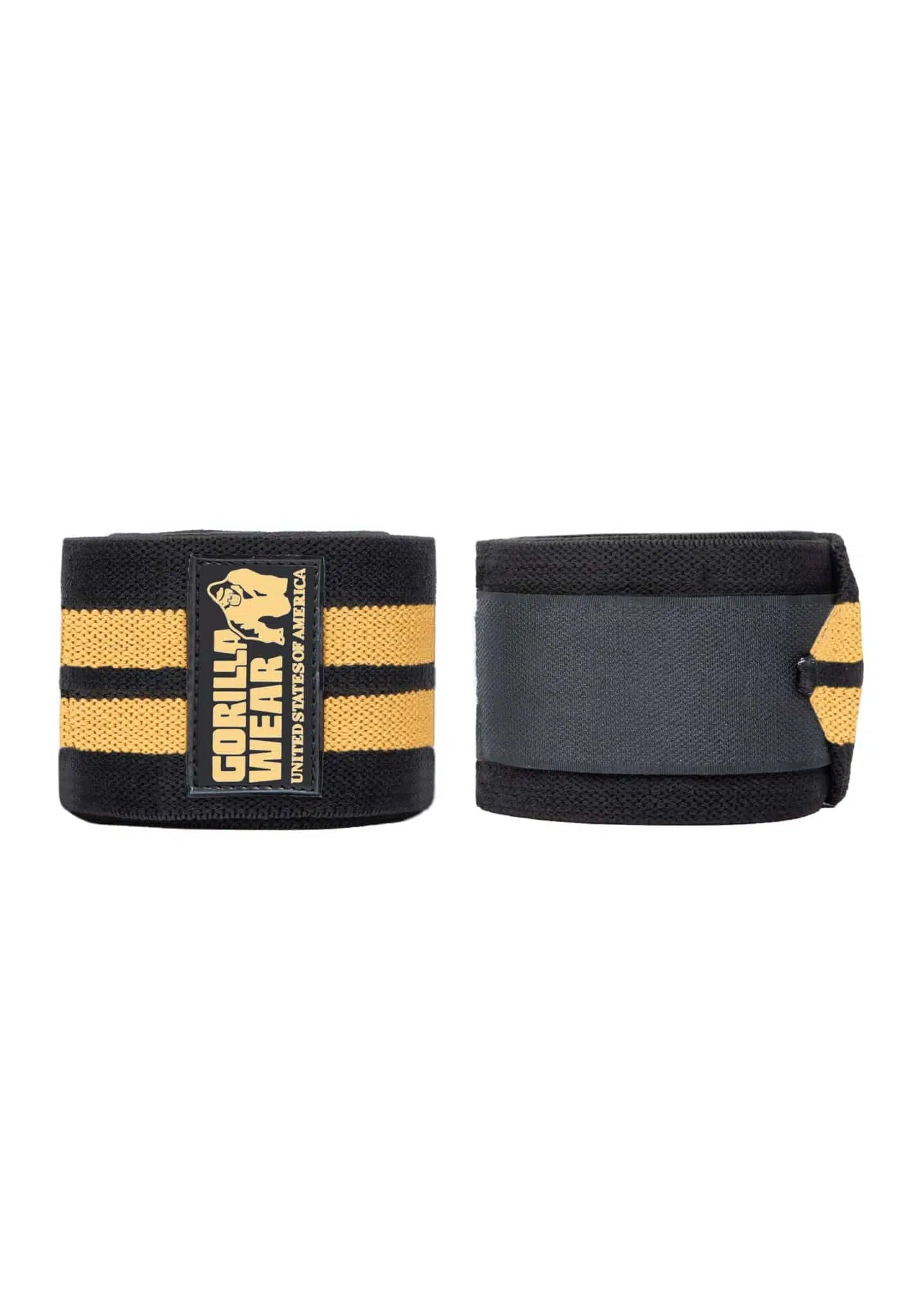 Gorilla Wear Knee Wraps - Schwarz/Gold
