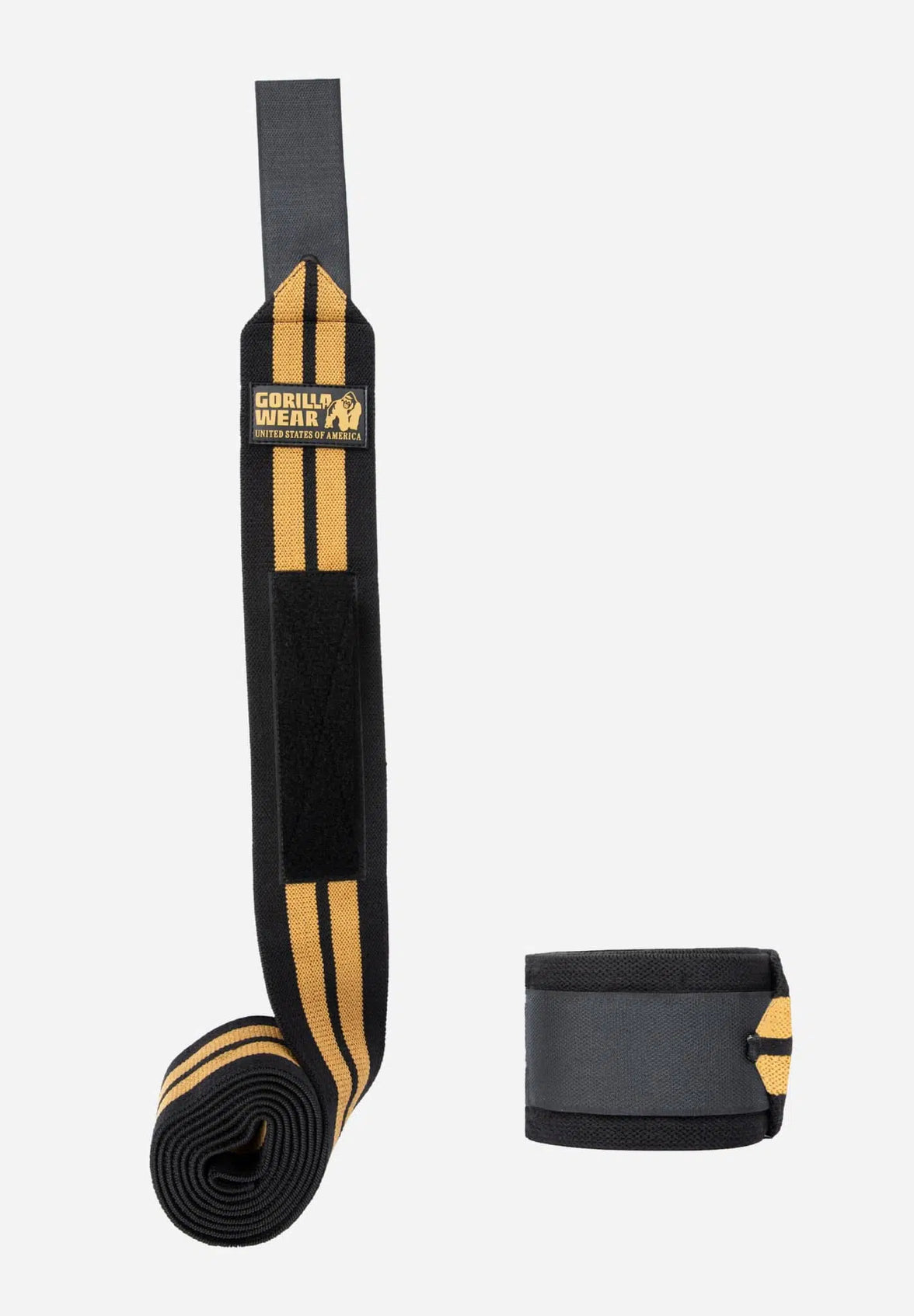 Gorilla Wear Knee Wraps - Schwarz/Gold