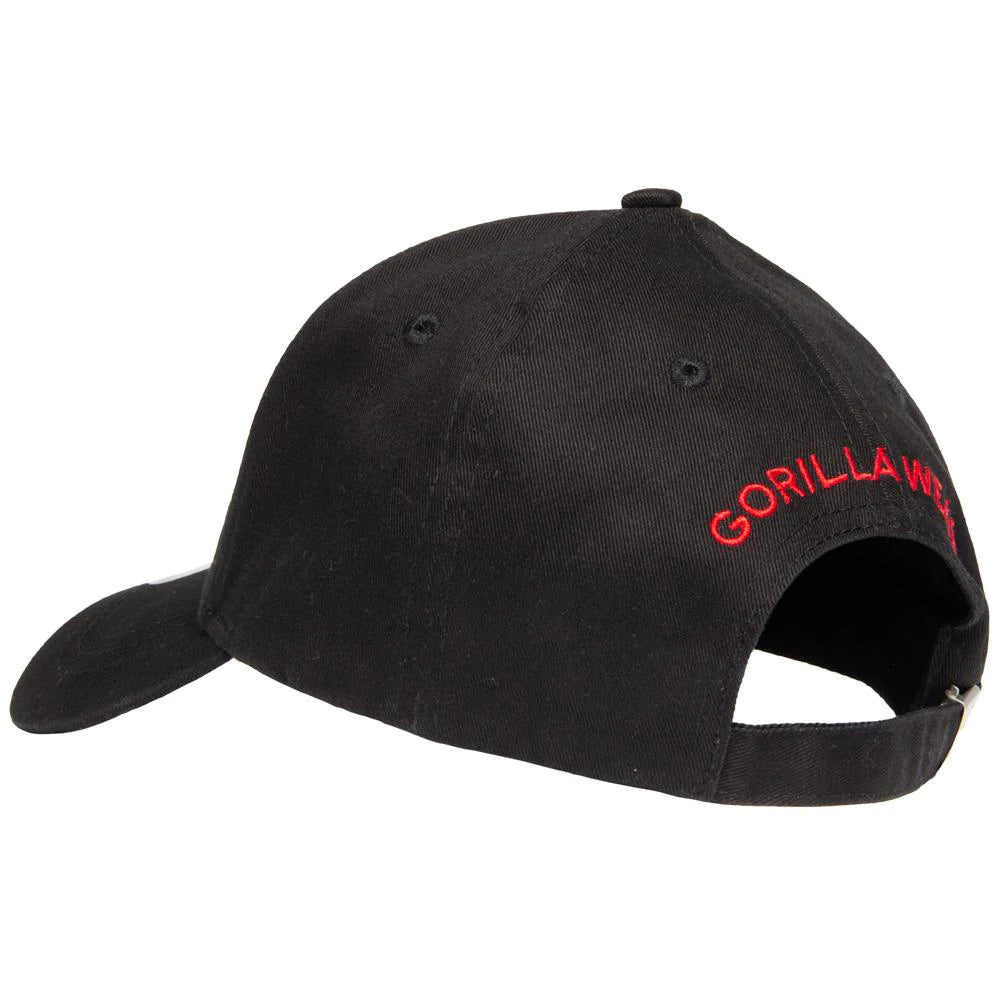 Gorilla Wear Julian Cap - Schwarz/Rot