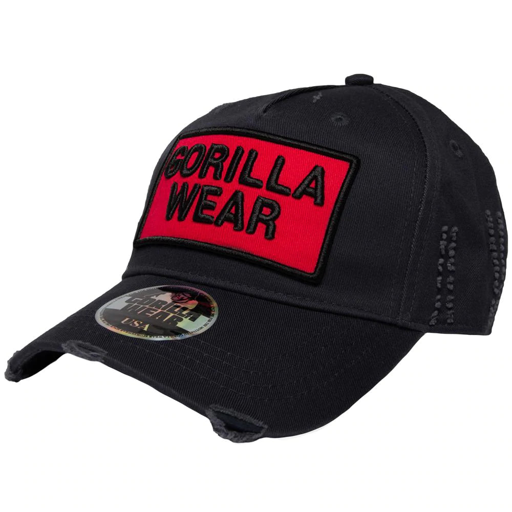 Gorilla Wear Harrison Cap - Schwarz/Rot