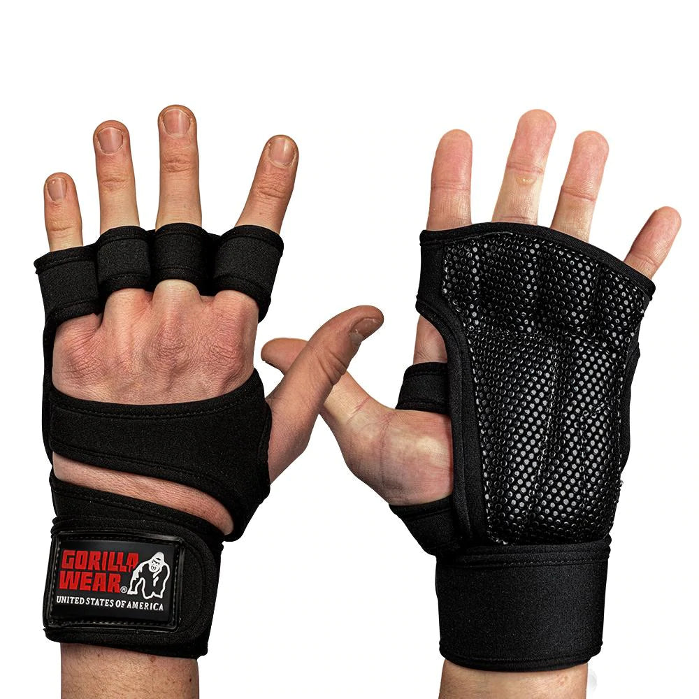 Gorilla Wear Yuma Weight Lifting Gloves - Schwarz