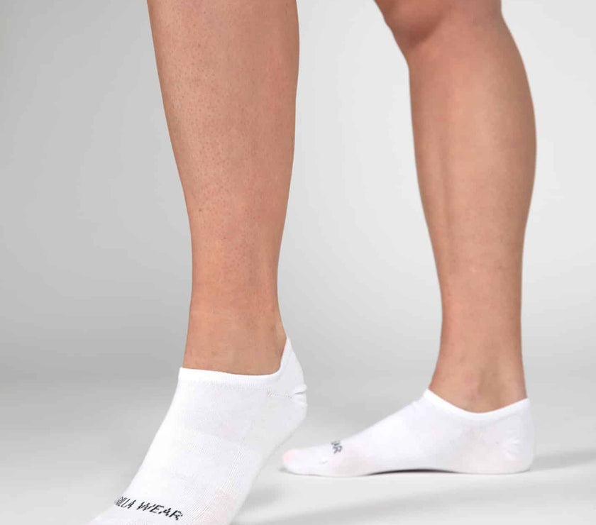 Gorilla Wear Ankle Weiss - 2 Paar