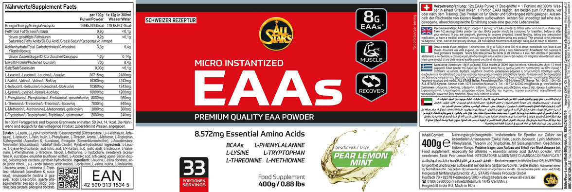 All Stars EAA's Pulver 400g