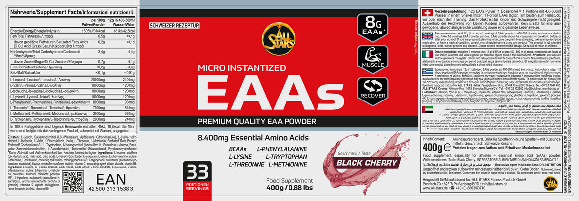 All Stars EAA's Pulver 400g