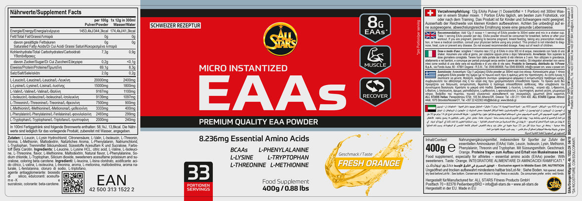 All Stars EAA's Pulver 400g