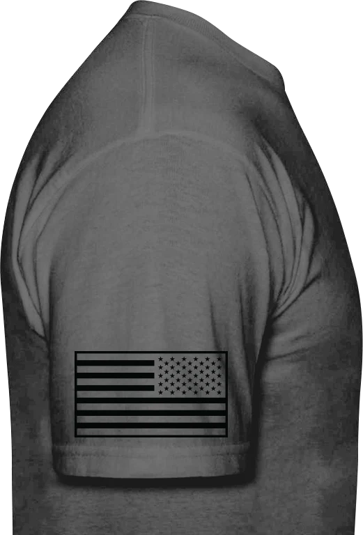 5% Nutrition American Flag T-Shirt - Grau