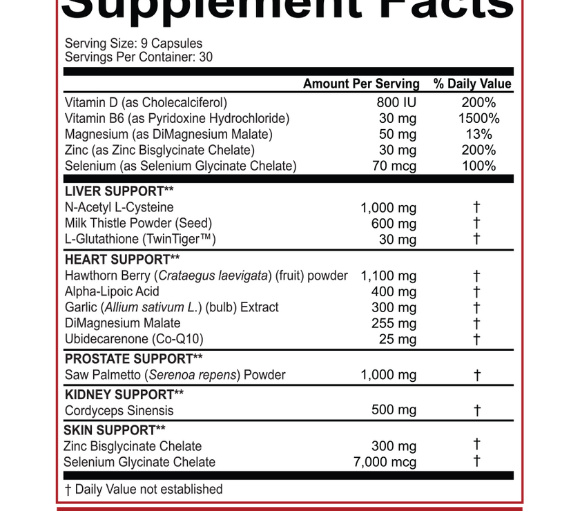 5% Nutrition Liver&Organ Defender - 270 Kapseln