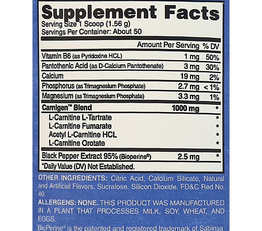 Evogen Carnigen - 50 Portionen