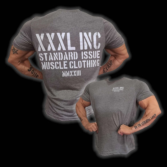 Explosive Fibres Standart Issue XXXL Tri-Blend Shirt - Charcoral