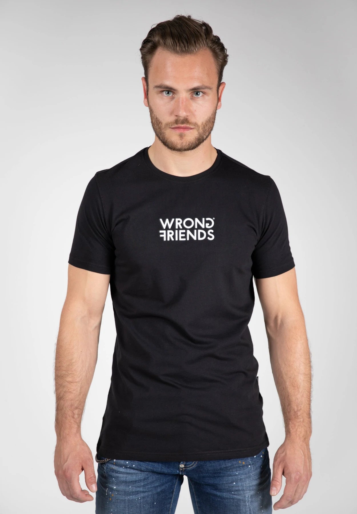 Wrong Friends Phoenix T-Shirt - Schwarz/Weiss