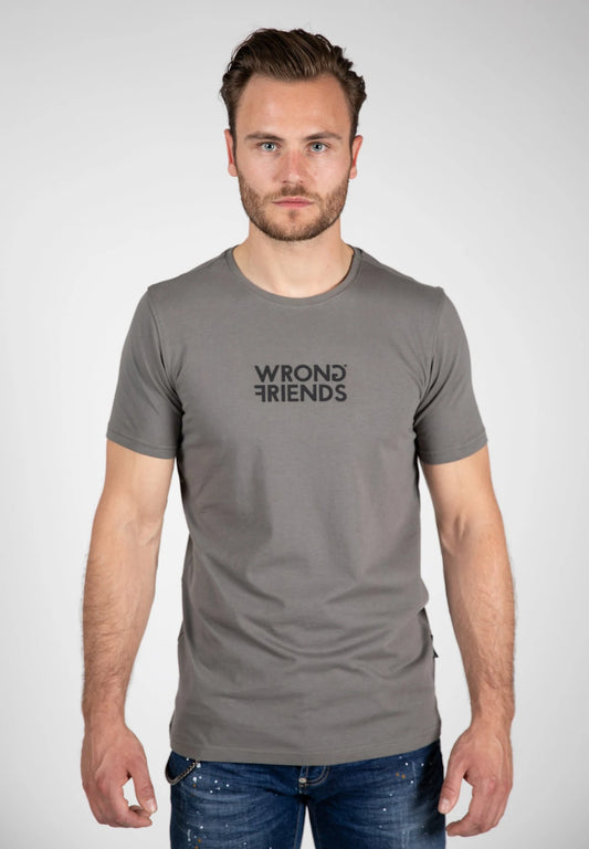 Wrong Friends Phoenix T-Shirt - Grau/Schwarz